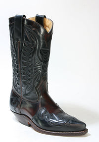 670 Primeboots Cowboystiefel schwarz bordeaux