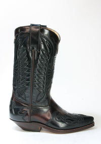 670 Primeboots Cowboystiefel schwarz bordeaux