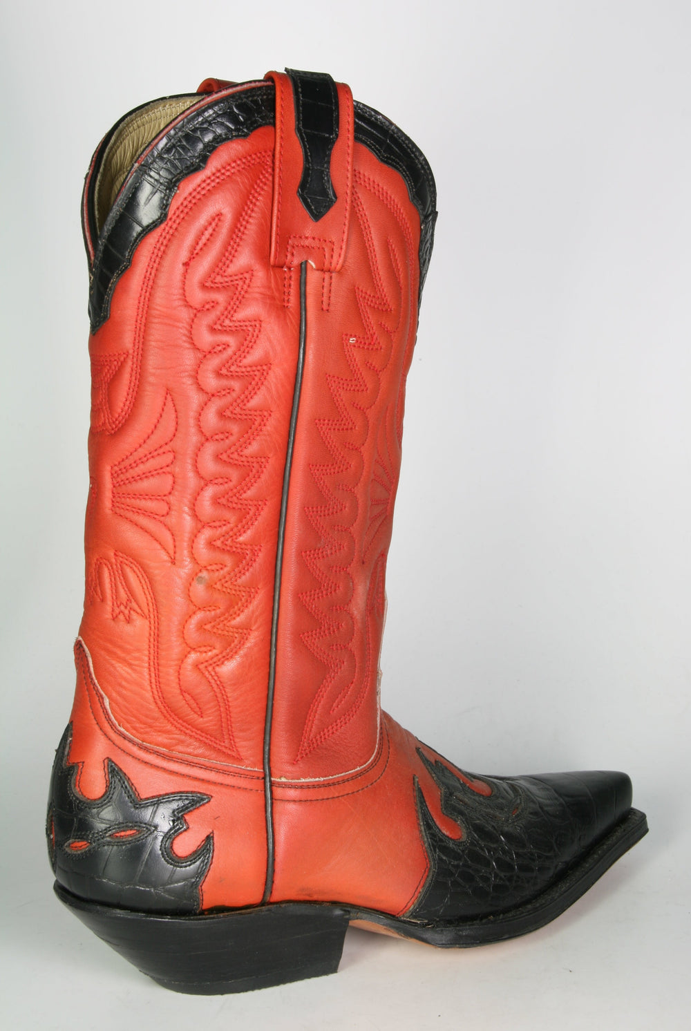 671 Primeboots Cowboystiefel Coco Negro Rot