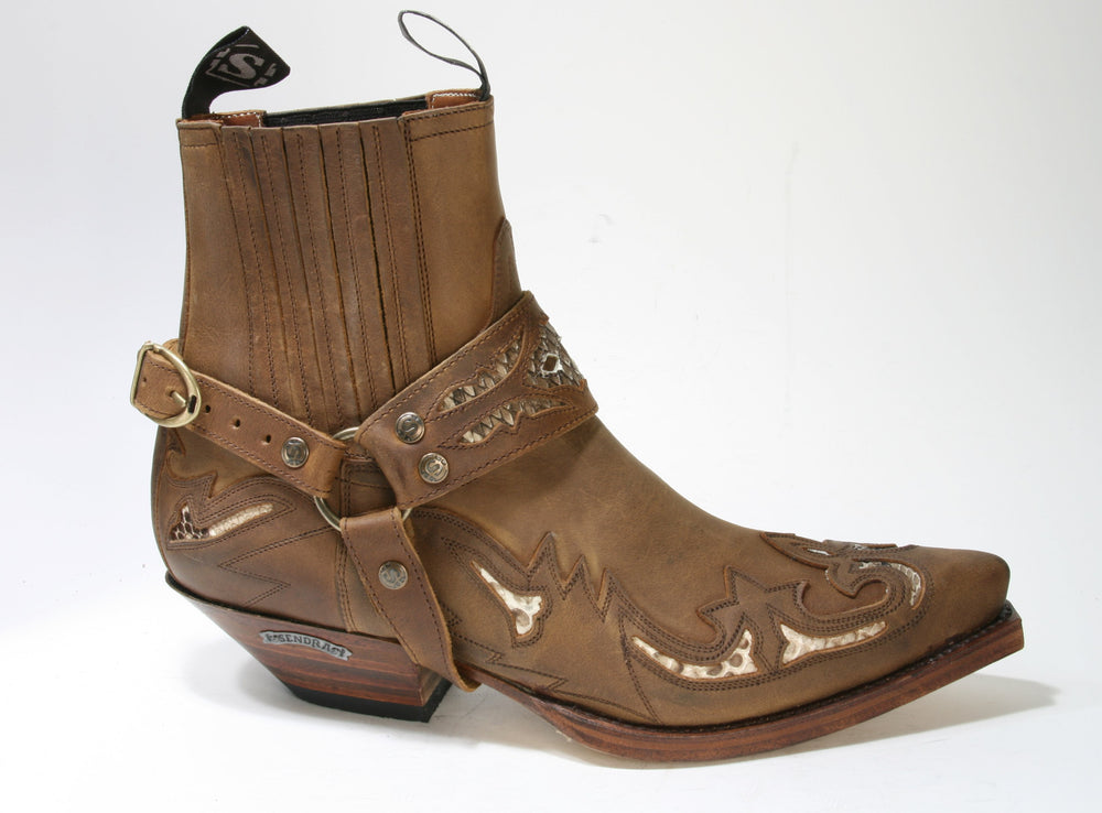6799 Sendra Boots Stiefeletten Floter Tang mit Python