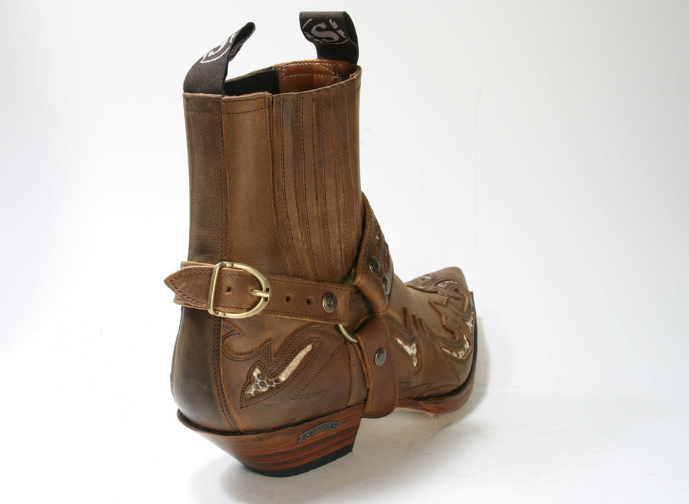 6799 Sendra Boots Stiefeletten Floter Tang mit Python