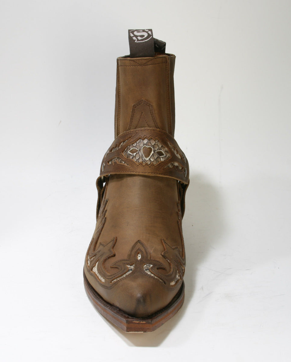 6799 Sendra Boots Stiefeletten Floter Tang mit Python