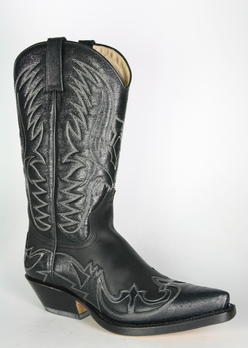 681 Primeboots cowboy boots Black Flame