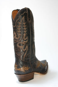 6821 Sendra Cowboy Boots Barbados Python Brown