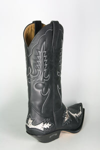 6867 Sendra Cowboy Boots Negro Python Natural