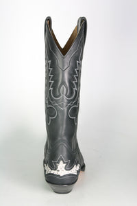 6867 Sendra Cowboy Boots Negro Python Natural