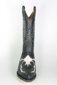 6867 Sendra Cowboy Boots Negro Python Natural