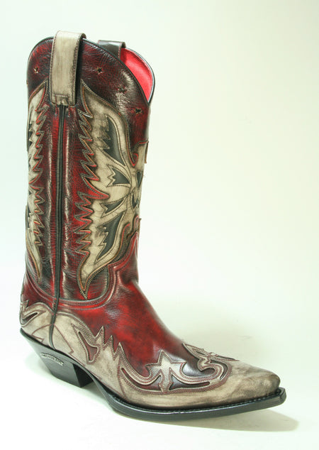 6885 Sendra Cowboystiefel Hurricane Marfil Old