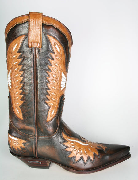 6990 Sendra Cowboystiefel Britnes Marron Adler