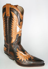 6990 Sendra Cowboystiefel Britnes Marron Adler