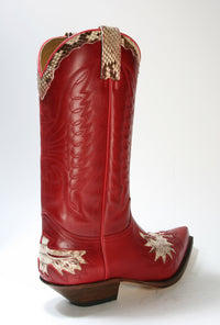 7106 Sendra Boots Cowboy boots Ciclon Rojo Python Nat