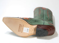 7106 Sendra Boots Cowboy Boots N. Verde Python Orange