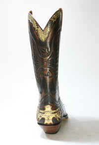 7106 Sendra Cowboy Boots Natural Antic Jacinto Python