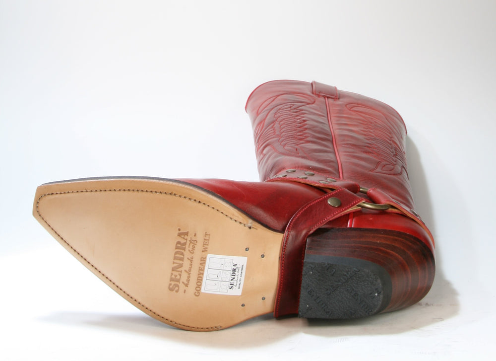7167 Sendra Boots Cowboystiefel Hochschaft Ciclon Rojo
