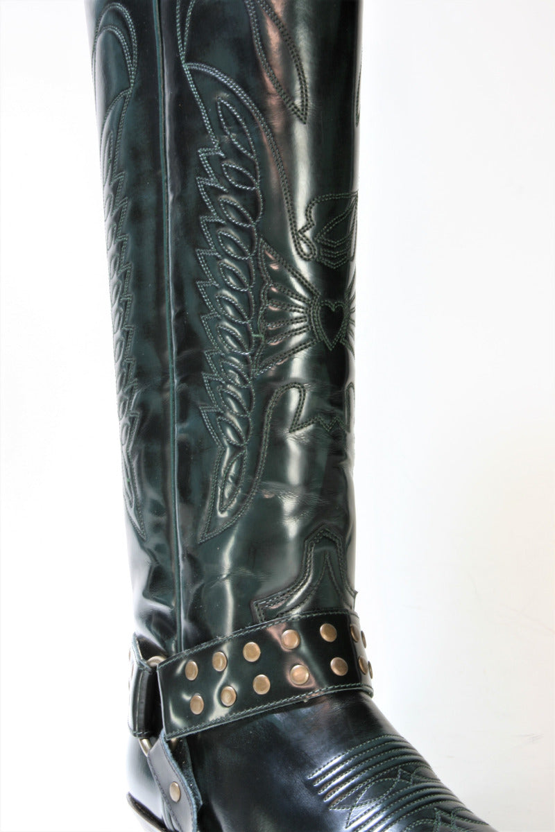 7167 Sendra Cowboystiefel Hochschaft Florentic Verde