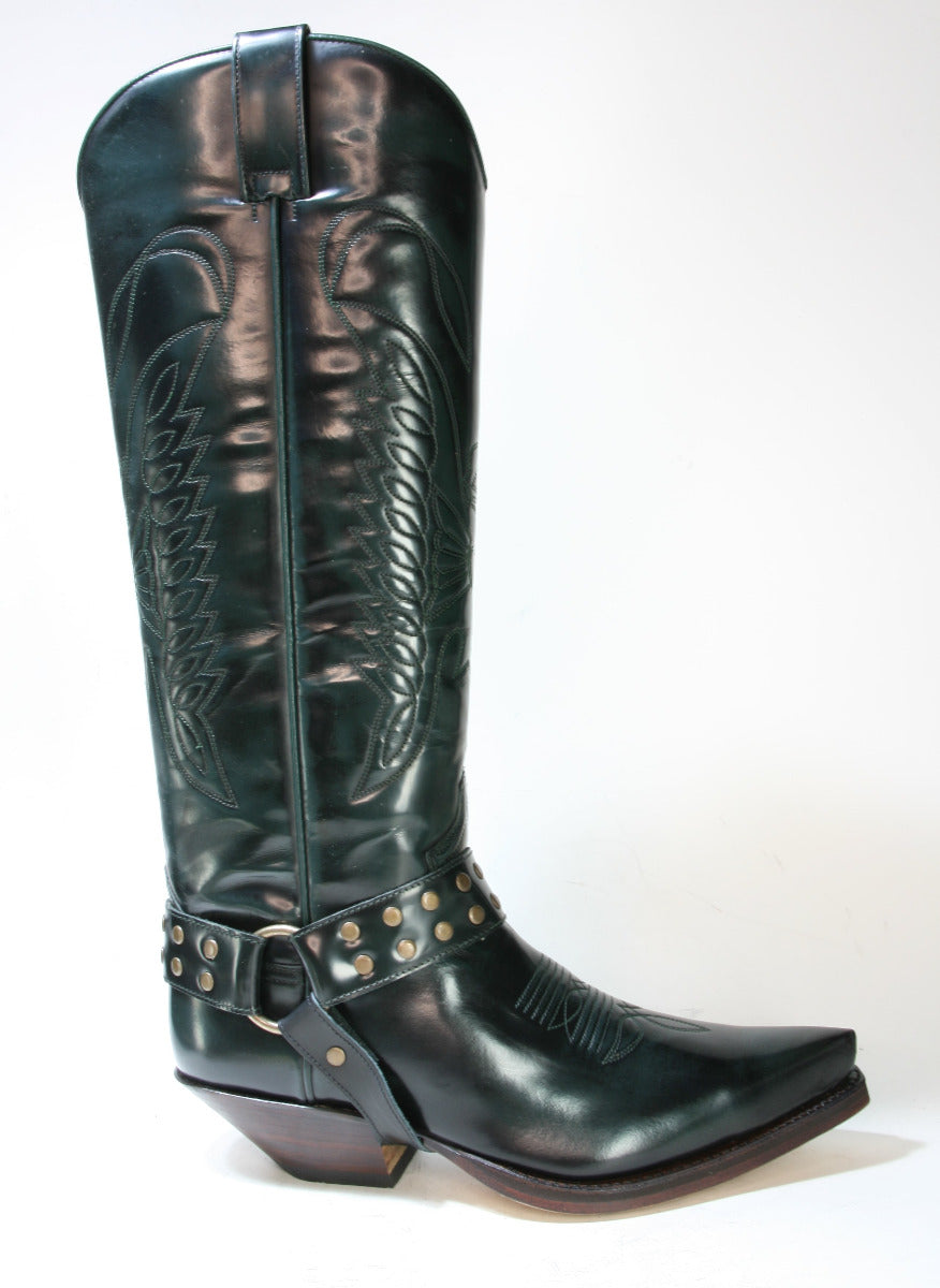 7167 Sendra Cowboystiefel Hochschaft Florentic Verde
