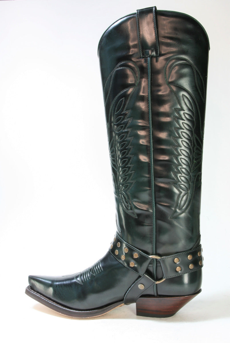 7167 Sendra Cowboystiefel Hochschaft Florentic Verde
