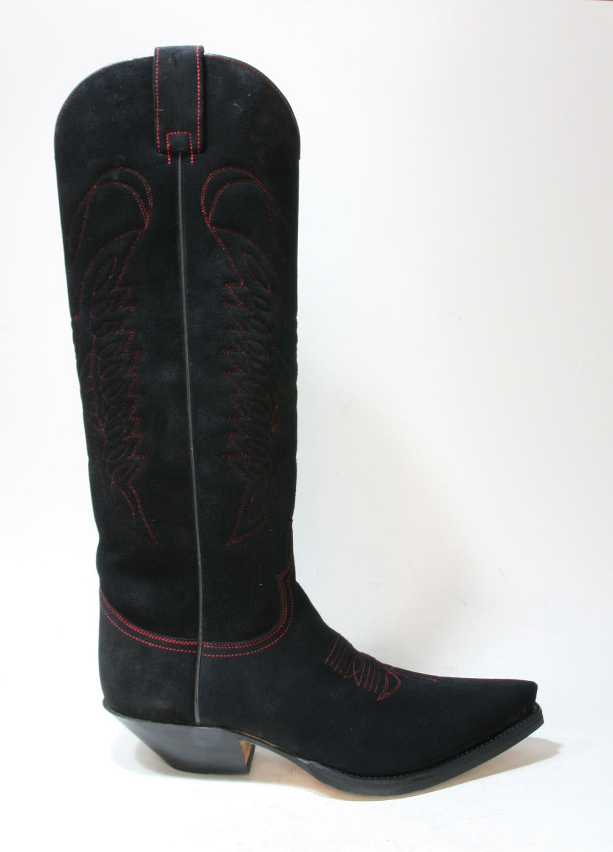 7167 Sendra Boots Cowboystiefel Hochschaft Serr. Negro