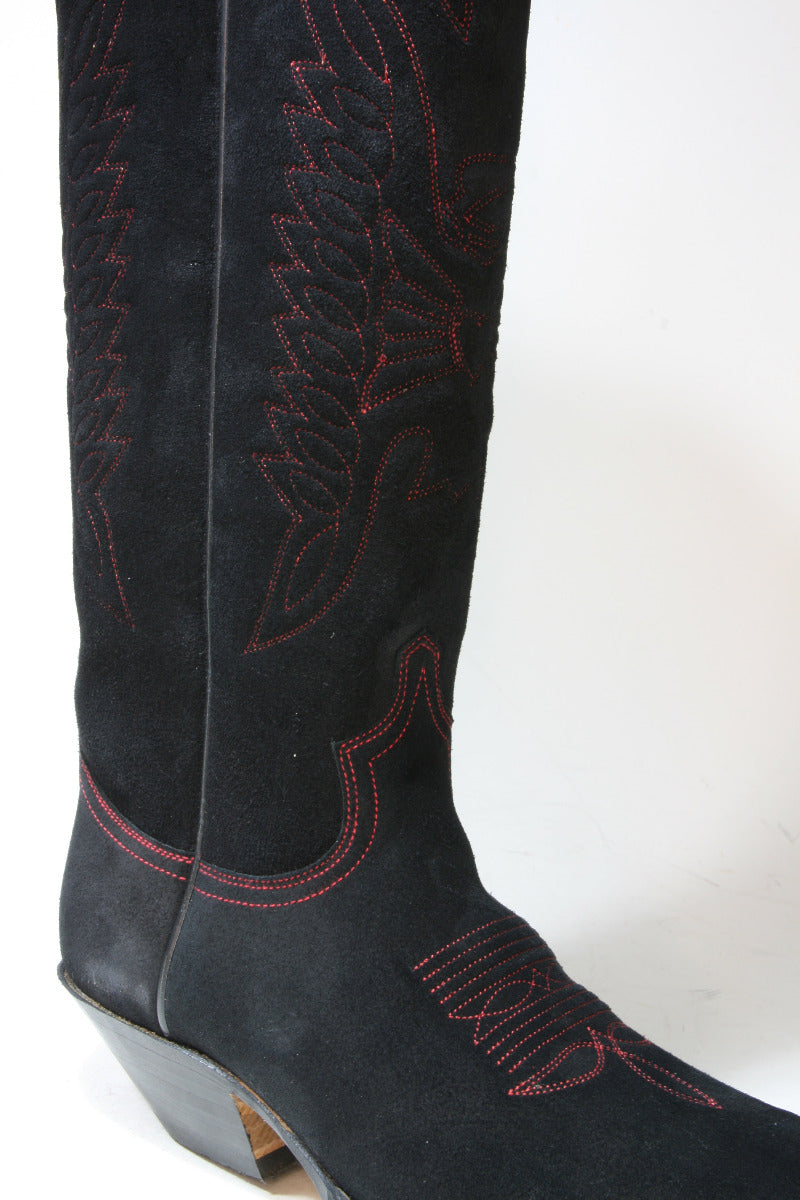 7167 Sendra Boots Cowboystiefel Hochschaft Serr. Negro