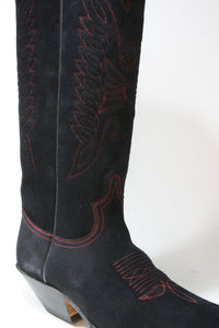 7167 Sendra Boots Cowboystiefel Hochschaft Serr. Negro