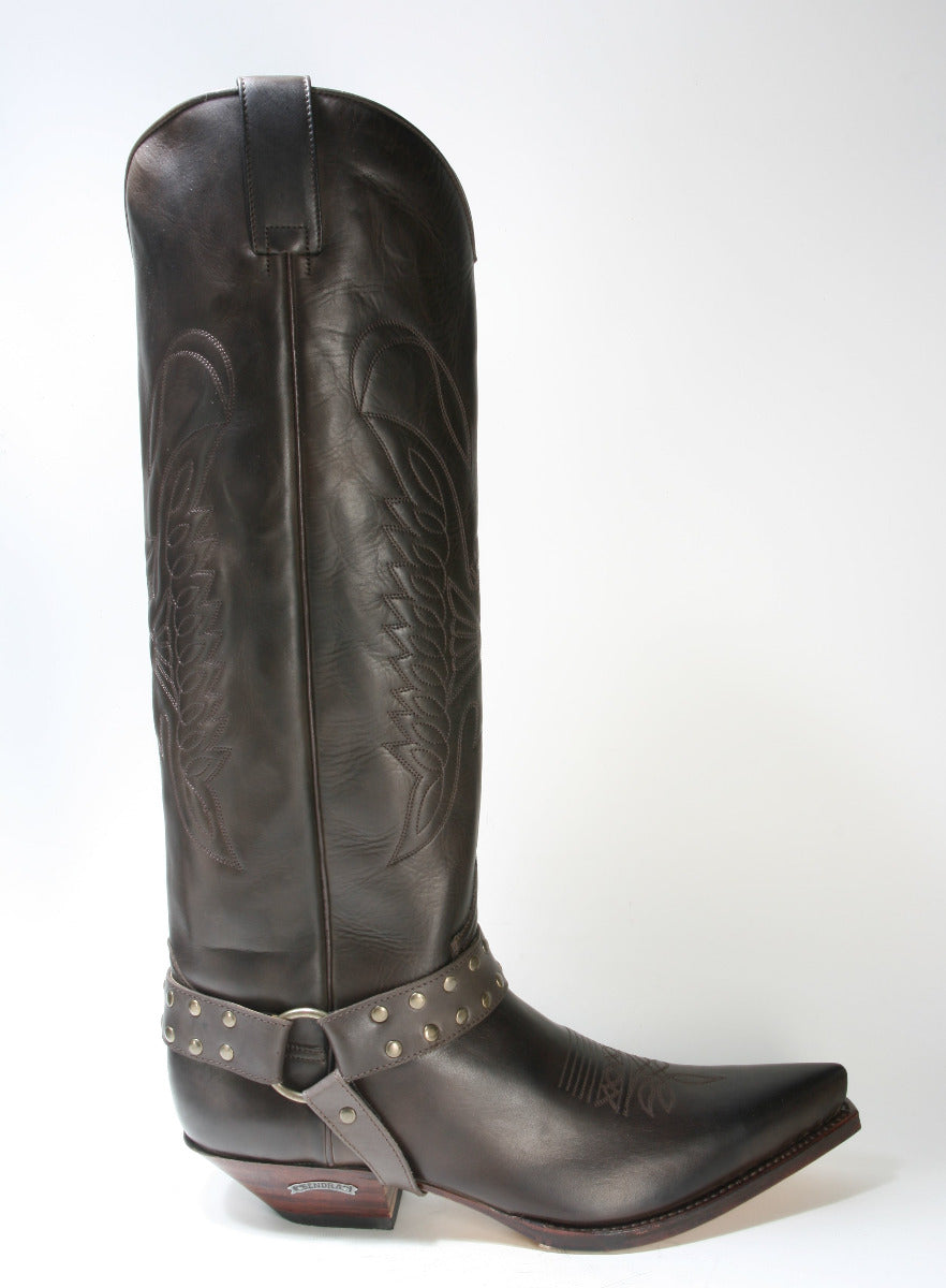 7167 Sendra Cowboystiefel Hochschaft Snowbut Braun
