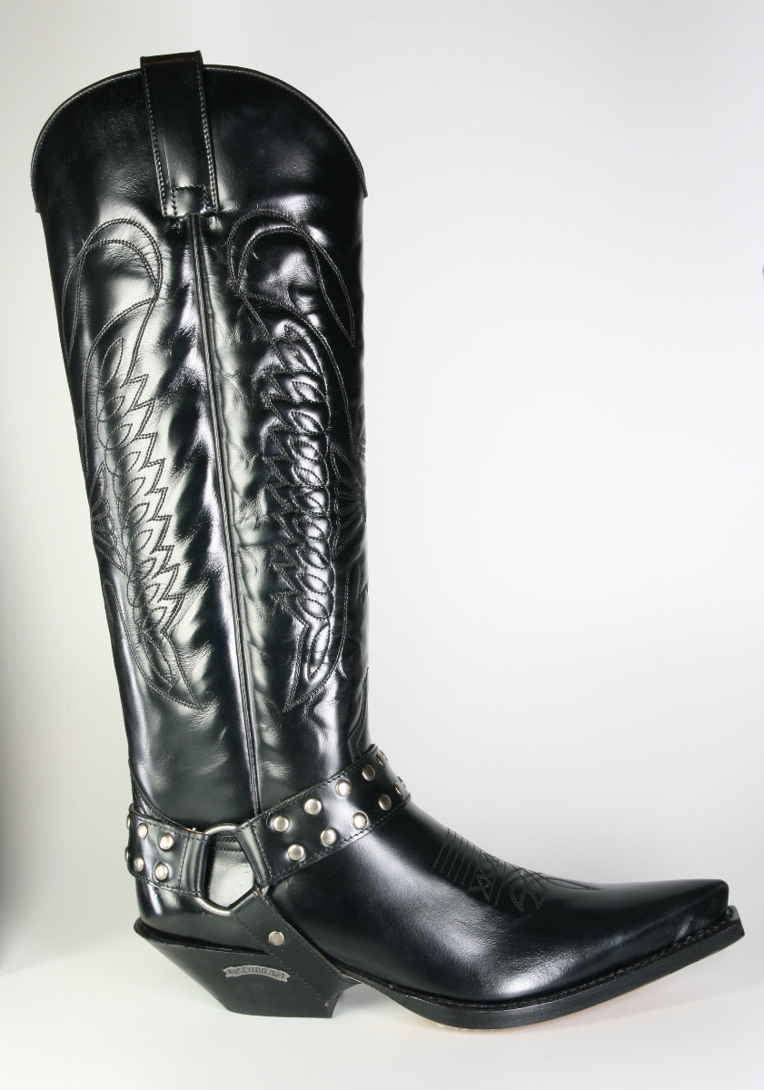 7167 Sendra cowboy boots high shaft Florentic Negro