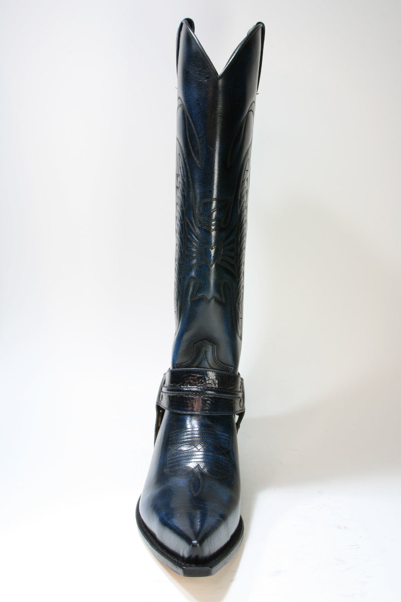 7167 Sendra Cowboystiefel Hochschaft Hurricane Azul