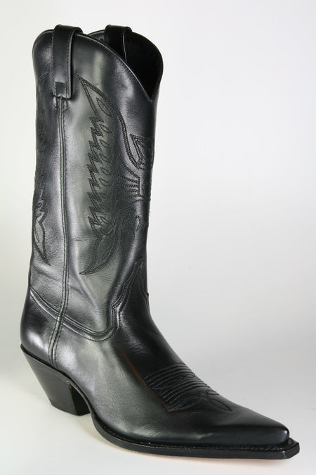 7173 Sendra Cowboystiefel Nicoleta Saboy Negro