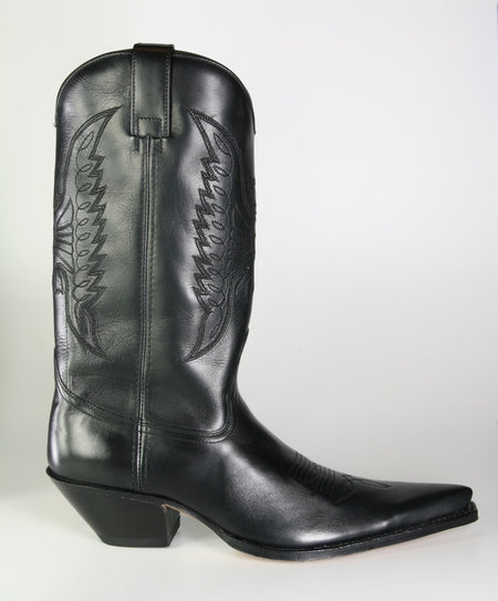 7173 Sendra Cowboystiefel Nicoleta Saboy Negro