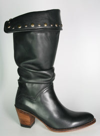 7219 Sendra Stiefel Newf Bartolo Negro Nieten
