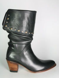 7219 Sendra Stiefel Newf Bartolo Negro Nieten