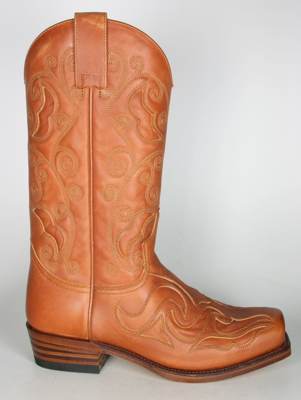 7428 Sendra Biker Boots Cognac