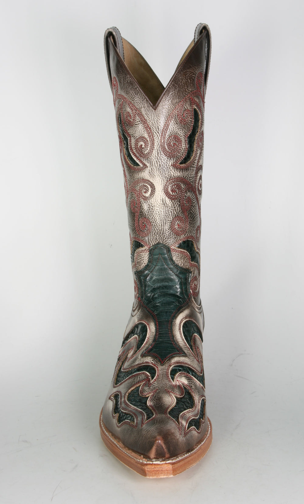 7428 Sendra cowboy boots Hurricane Marfil Python