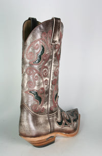 7428 Sendra cowboy boots Hurricane Marfil Python