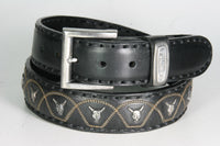 7472 Sendra Belt Negro Bull Heads