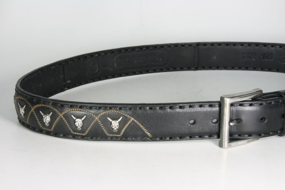 7472 Sendra Belt Negro Bull Heads