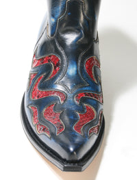 7482 Sendra Boots JAVI Denver Azul Python Rojo