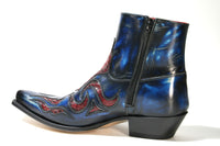 7482 Sendra Boots JAVI Denver Azul Python Rojo 2