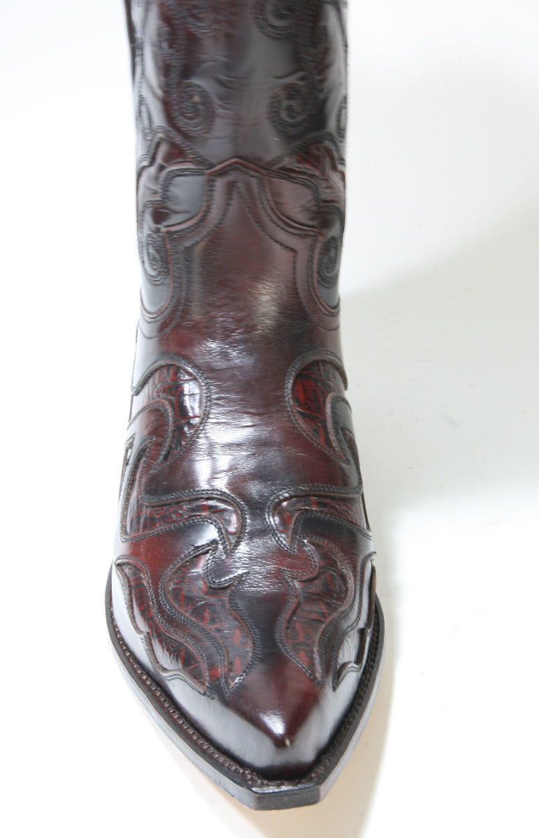 7490 Sendra Cowboystiefel Flor. Fuchsia Coco Flora