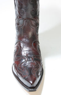 7490 Sendra Cowboystiefel Flor. Fuchsia Coco Flora