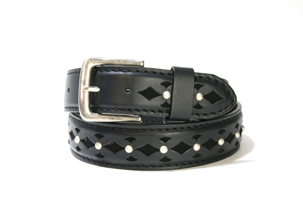 7508 Ledergürtel Black