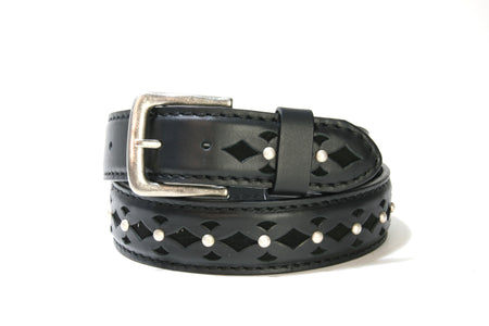 7508 Ledergürtel Black