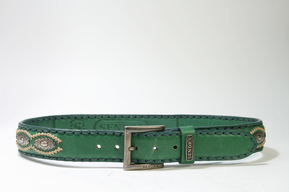 7606 Sendra Gürtel Coyote Raspado Verde