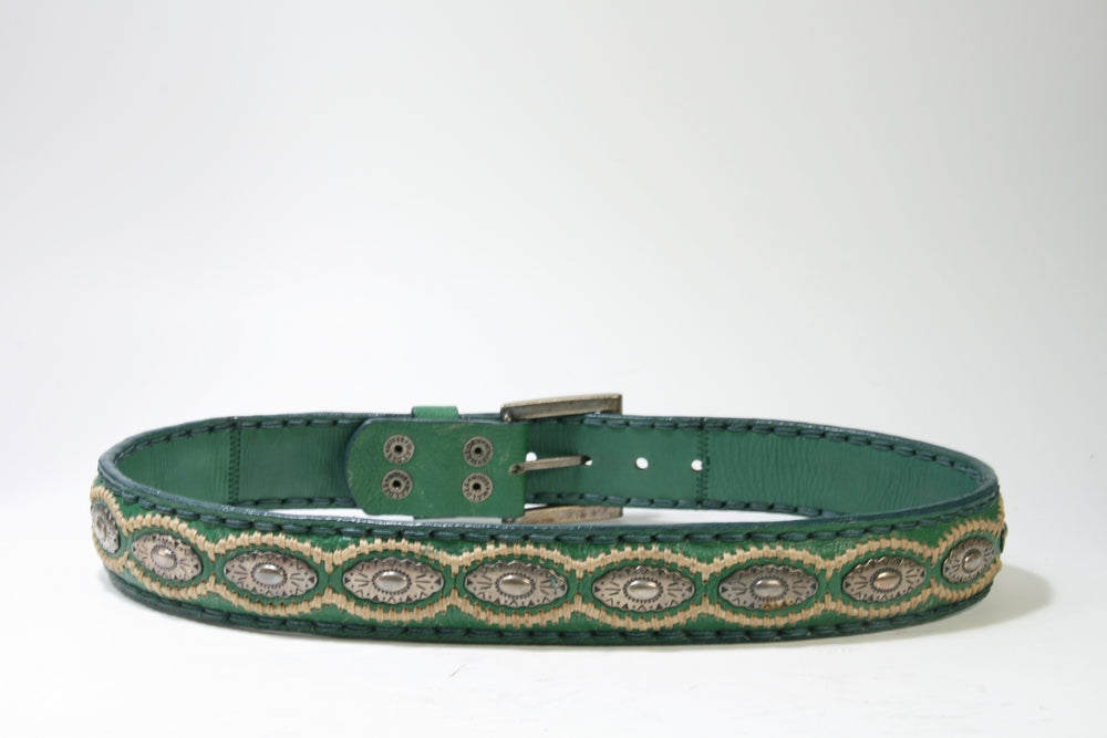 7606 Sendra Gürtel Coyote Raspado Verde