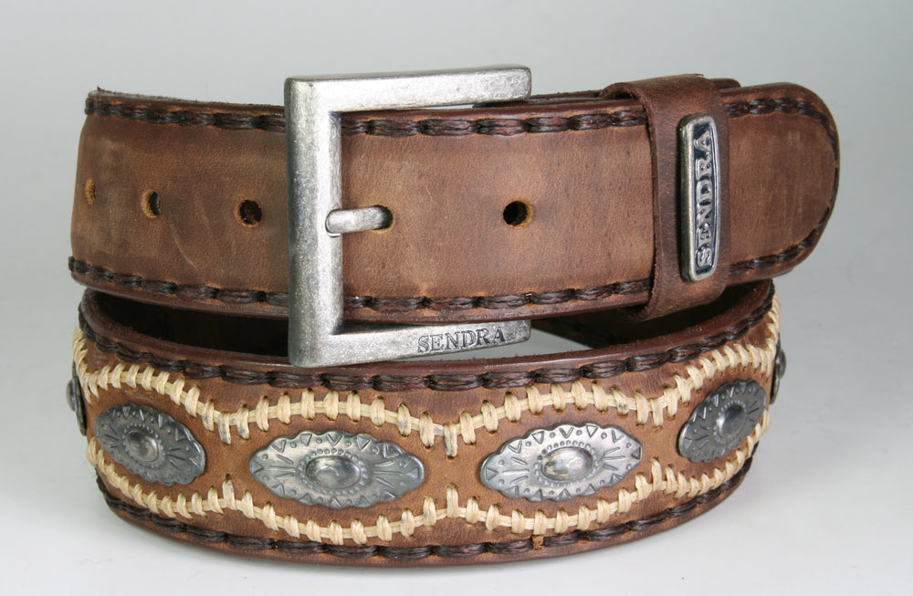 7606 Sendra Leather Belt Sprinter Tang 