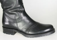 7667 Sendra Shaft Boots Budapest Pattern Black