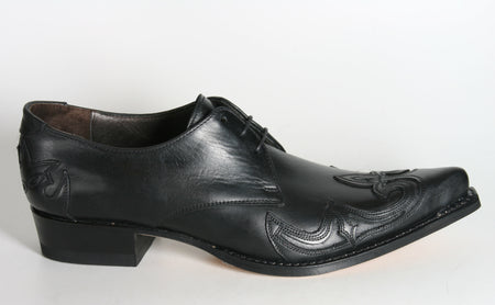 7784 Sendra Schnürschuhe MEZCAL Flamme Negro