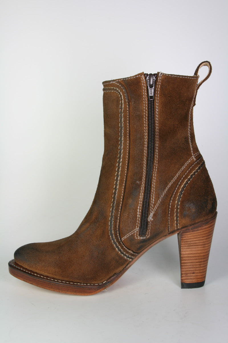 7793 Sendra Stiefetten COVAIN Serraje Date Wildleder