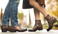7811 Sendra Biker Britnes Flo. Marron Evolution L