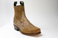 7811 Sendra Biker Boots Spr. Chocolate Python Cami